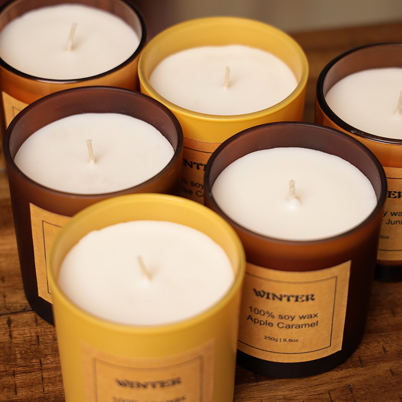 Autumn and winter fragrance long-lasting strong scented candle collection